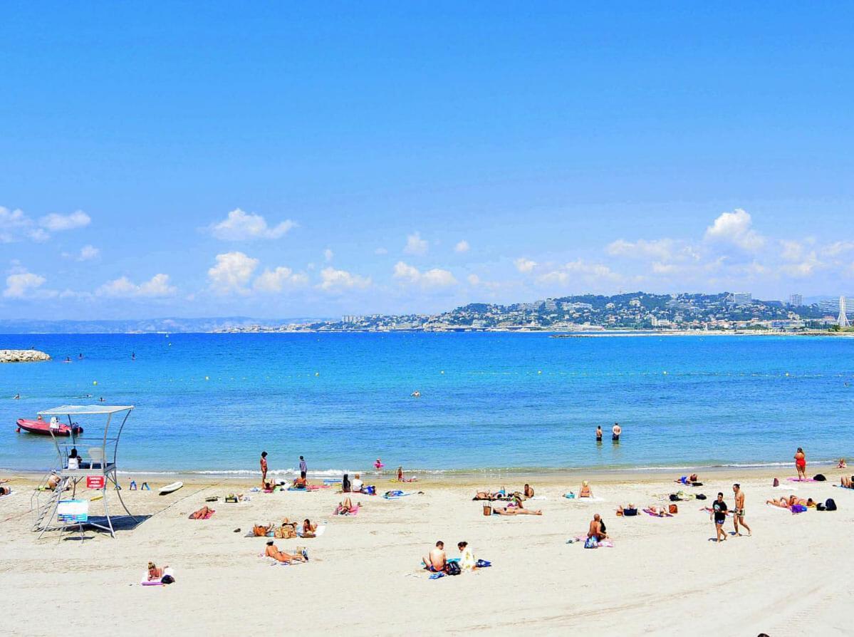Appartement La Plage De La Pointe Rouge Marsella Exterior foto